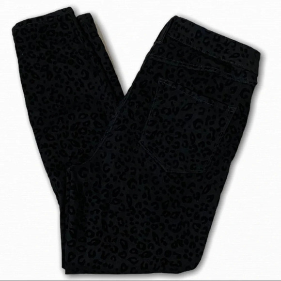 Macys Rewash high rise leopard print skinny pants - Picture 5 of 7